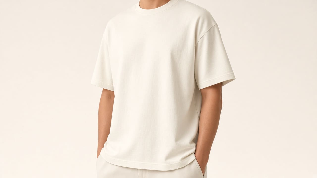 Ivory heavyweight T-shirt